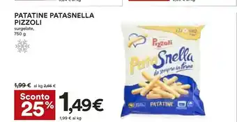 Coop Pizzoli Pata Snella Patatine offerta