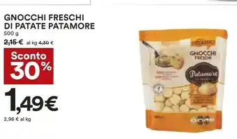 Coop Patamore Gnocchi Freschi 500 G(ml) offerta