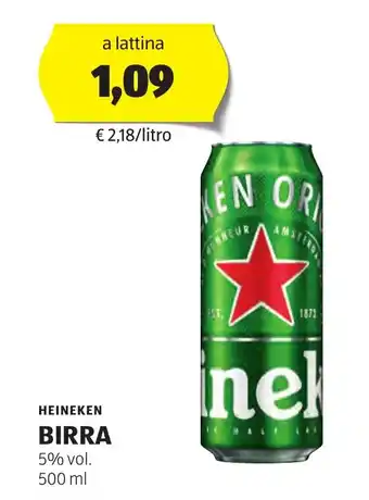ALDI HEINEKEN BIRRA 500 ml offerta