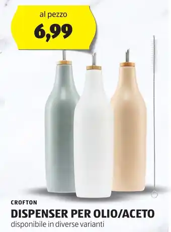 ALDI CROFTON DISPENSER PER OLIO/ACETO offerta