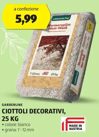 GARDENLINE CIOTTOLI DECORATIVI, 25 kg