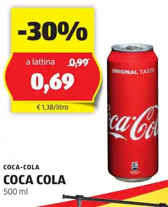 ALDI COCA-COLA COCA COLA 500 ml offerta