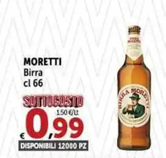 Carrefour Market MORETTI Birra cl 66 offerta