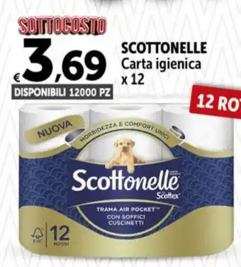 Carrefour Market SCOTTONELLE Carta igienica x 12 offerta