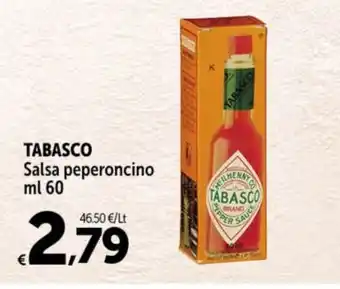 Carrefour Market TABASCO Salsa peperoncino ml 60 offerta