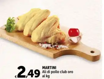 Carrefour Market MARTINI Ali di pollo club oro offerta