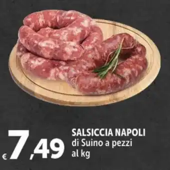 Carrefour Market SALSICCIA NAPOLI di Suino a pezzi offerta
