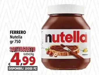Carrefour Market FERRERO Nutella offerta