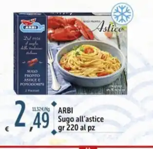Carrefour Market ARBI Sugo all'astice gr 220 offerta