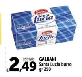 Carrefour Market GALBANI Santa Lucia burro offerta