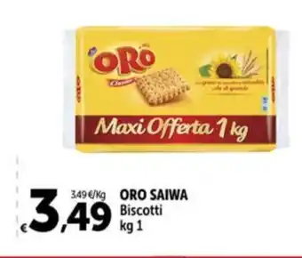 Carrefour Market ORO SAIWA Biscotti kg 1 offerta