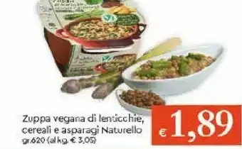 Galassia Naturello Zuppa Di Lenticchie Cereali E Asparagi offerta