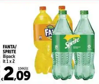 Carrefour Market FANTA/ SPRITE Bipack lt1x2 offerta