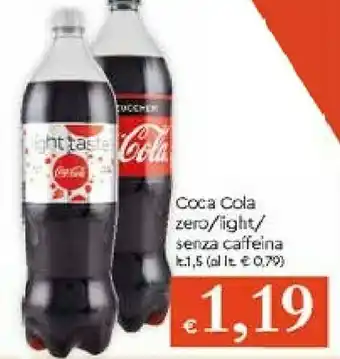 Galassia Coca-Cola - Coca-Cola Zero 1500 G(ml) offerta