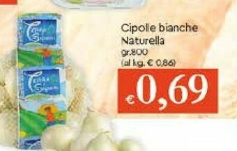 Galassia Naturella Cipolle Bianche offerta