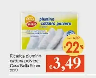 Galassia Selex Ricarica Piumino Cattura Polvere Casa Bella offerta
