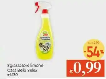 Galassia Selex Sgrassatore Limone Casa Bella offerta