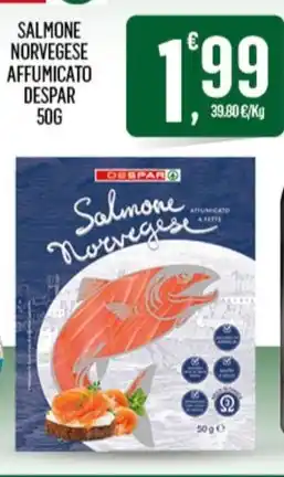 Despar SALMONE NORVEGESE AFFUMICATO DESPAR 50G offerta