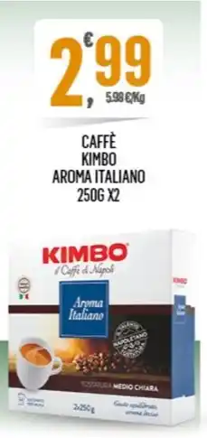 CAFFE KIMBO AROMA ITALIANO 250G X2