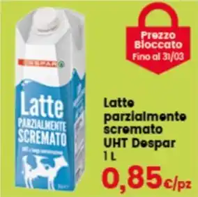 Despar Latte parzialmente scremato UHT Despar IL offerta