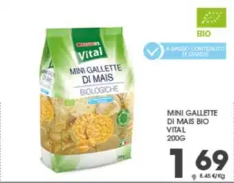 Despar MINI GALLETTE DI MAIS BIO VITAL 200G offerta