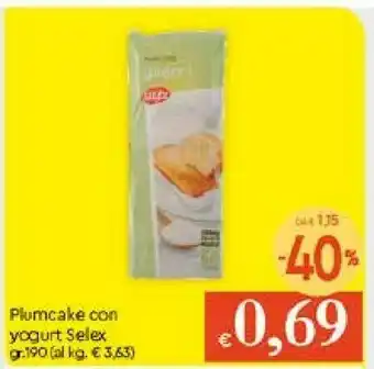 Galassia Selex Plumcake Con Yogurt offerta