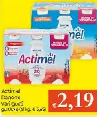 Galassia Danone Actimel Frutti Di Bosco 600 G(ml) offerta