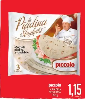 Supermercati Piccolo piccolo LA PIADINA SFOGLIATA 330 g offerta