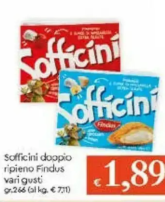 Findus Sofficini + Ripieno + Mozzarella + Golosi Che Mai Prosciutto Cotto Più Mozzarella 266 G(ml)