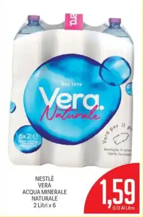 Supermercati Piccolo NESTLÈ VERA ACQUA MINERALE NATURALE 2 Litri x 6 offerta