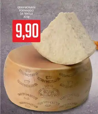 Supermercati Piccolo GRAN MORAVIA FORMAGGIO DA TAVOLA offerta