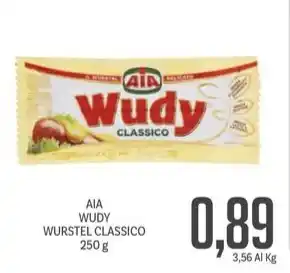 Supermercati Piccolo AIA WUDY WURSTEL CLASSICO offerta