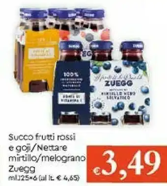 Galassia Zuegg Frutti Rossi E Melograno 250 G(ml) offerta