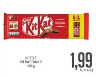 Supermercati Piccolo NESTLÈ KIT KAT FAMILY offerta