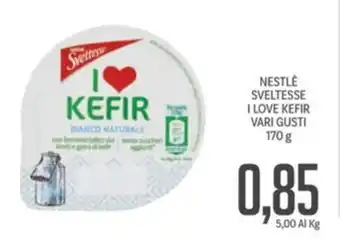 Supermercati Piccolo NESTLÈ SVELTESSE I LOVE KEFIR VARI GUSTI offerta