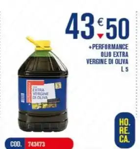 Adhoc PERFORMANCE OLIO EXTRA VERGINE DI OLIVA offerta