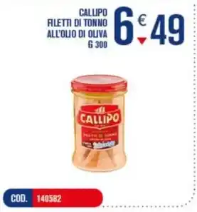 Adhoc CALLIPO ALETTI DI TONNO ALL'OLIO DI OLIVA G 300 offerta