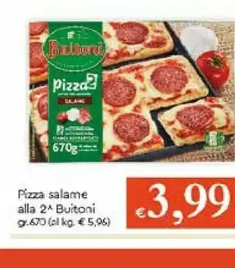 Galassia Buitoni Pizza Salame 670g offerta