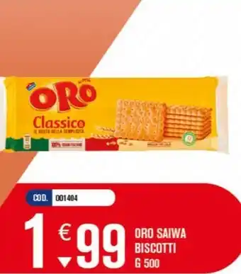 Adhoc ORO SAIWA BISCOTTI G 500 offerta