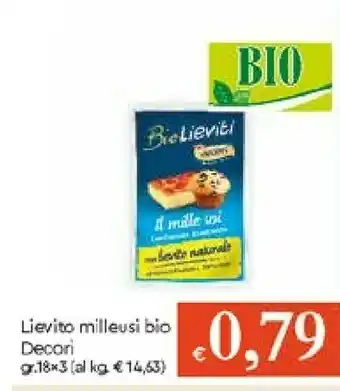 Decori Lievito Milleusi Bio