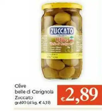 Galassia Zuccato Olive Belle Di Cerignola 400 G(ml) offerta