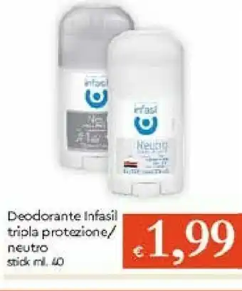 Galassia Infasil Deodorante Tripla Protezione / Neutro offerta