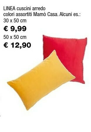 Iper La Grande Linea Cuscini Arredo Colori Assortiti Mamò Casa offerta