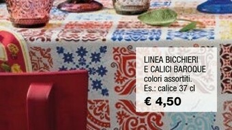 Iper La Grande Linea Bicchieri E Calici Baroque offerta