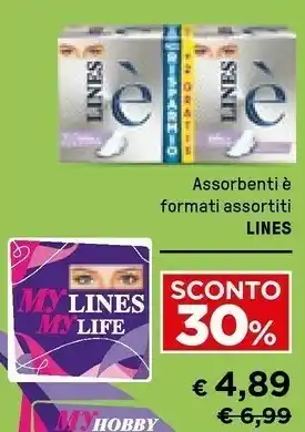 Iper La Grande Lines E Assorbenti offerta