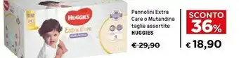Iper La Grande Huggies Pannolini Extra Care O Mutandina Taglie offerta
