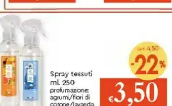 Galassia Spray Tessuti Profumazione Agrumi offerta
