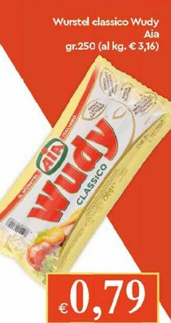 Galassia Aia Wudy Classico 250 G(ml) offerta