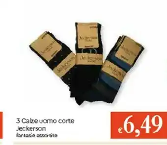 Galassia Jeckerson 3 Calze Uomo Corte offerta