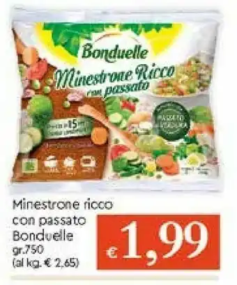 Galassia Bonduelle Minestrone Ricco Con Passato 750 G(ml) offerta